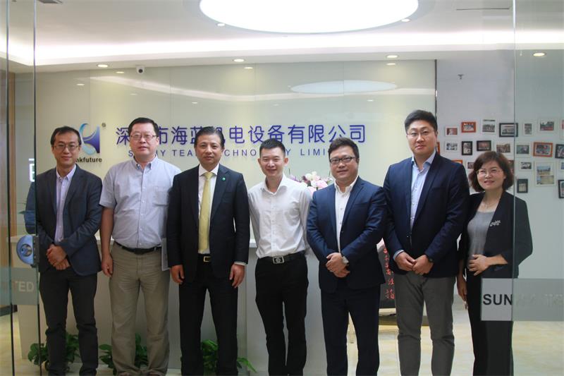 熱烈歡迎三菱電機(jī)自動(dòng)化蒞臨海藍(lán)機(jī)電參觀(guān)指導(dǎo)工作！